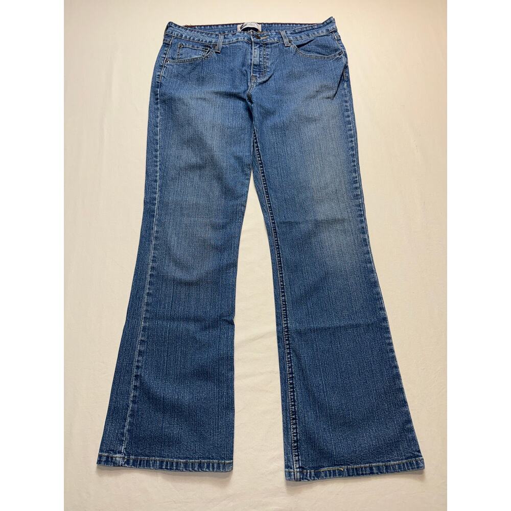 Womens Levi Strauss Signature Low Rise Bootcut Jeans‎ 12M Stretch Denim